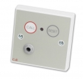 Infrared call point, button reset, with remote socket